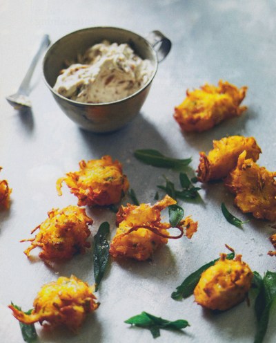 picture of Pumpkin, sage and parmesan fritters
 Canape